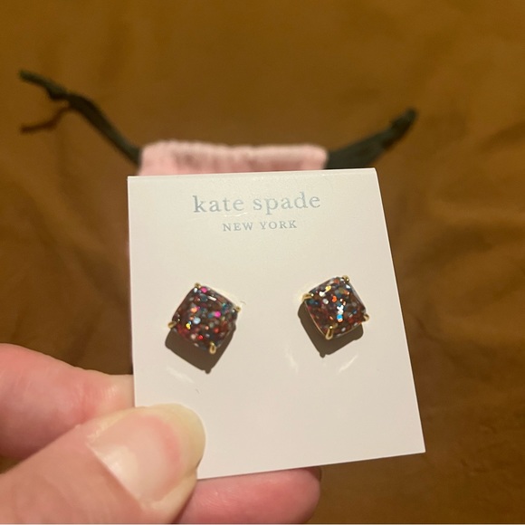 Kate Spade Glitter Studs - Picture 2 of 3